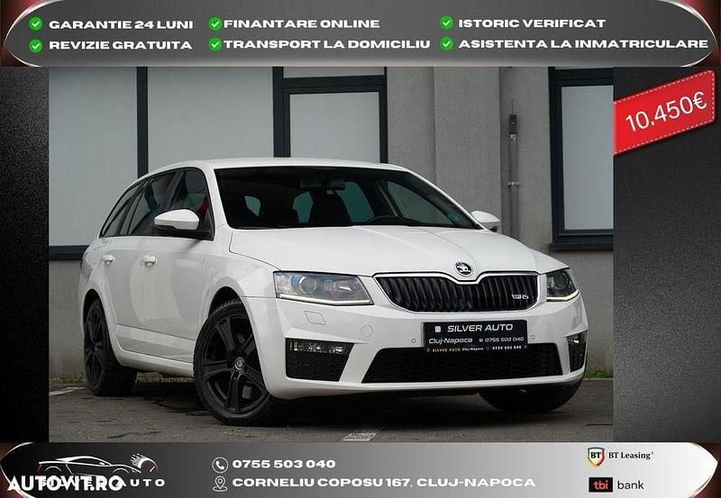 Culoarealb Utilizat 2015 Skoda Octavia RS Break | 10.450 EUR (Preț bun) - Imagine 1/4