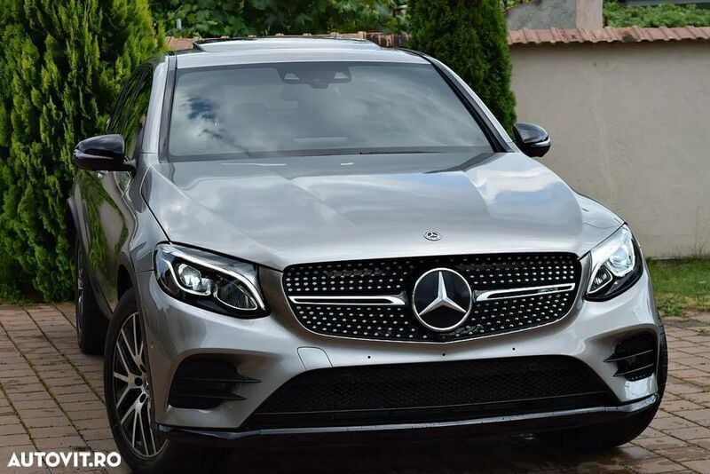 Bej Utilizat 2019 Mercedes GLC250 AMG line Coupe | 34.000 EUR (Preț bun) - Imagine 1/4