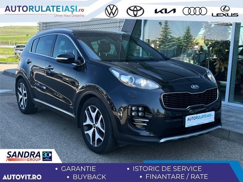 Negru Utilizat 2016 Kia Sportage GT-Line SUV | 12.990 EUR (Super Preț) - Imagine 1/4