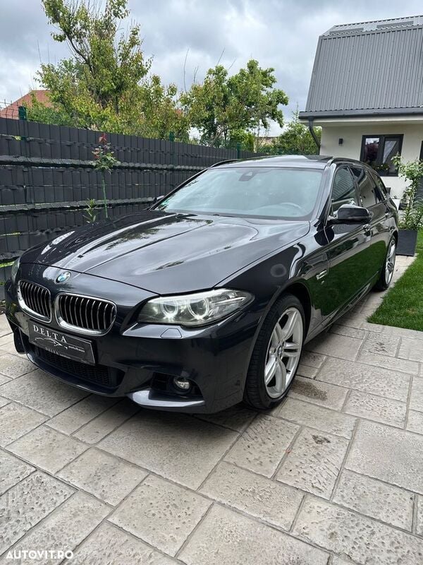 Negru Utilizat 2014 BMW 520 M Sport Break | 13.500 EUR (Preț OK) - Imagine 1/4