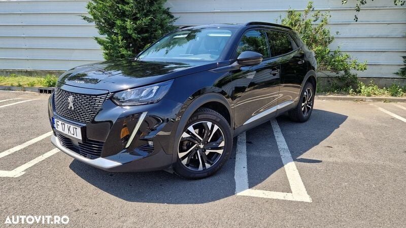 Negru Utilizat 2021 Peugeot 2008 Allure SUV | 15.250 EUR (Super Preț) - Imagine 1/4