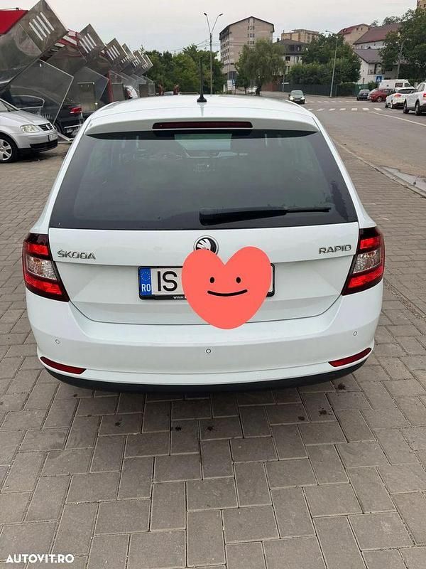 Alb Utilizat 2018 Skoda Rapid Cool Edition Break | 9.499 EUR (Puțin scump) - Imagine 1/4