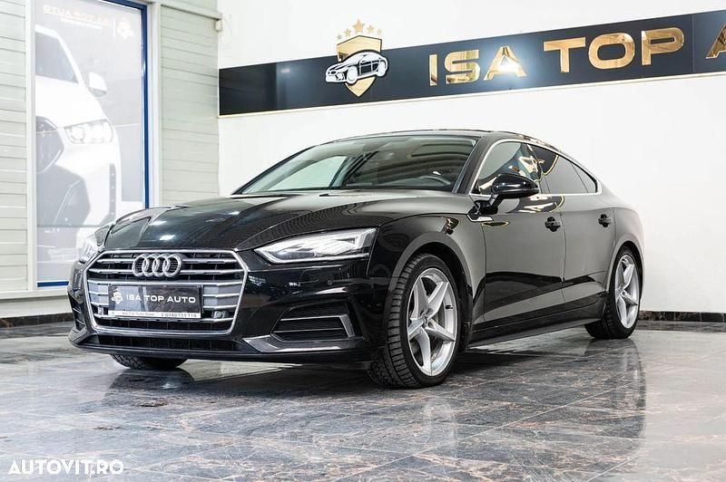 Culoarenegru Utilizat 2017 Audi A5 Sportback Berlinǎ | 22.499 EUR (Puțin scump) - Imagine 1/4