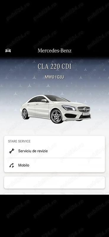 Alb Utilizat 2015 Mercedes CLA220 AMG Berlinǎ | 16.400 EUR (Super Preț) - Imagine 1/4