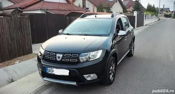 Negru Utilizat 2017 Dacia Sandero Stepway Hatchback | 6.799 EUR (Preț OK) - Imagine 1/4