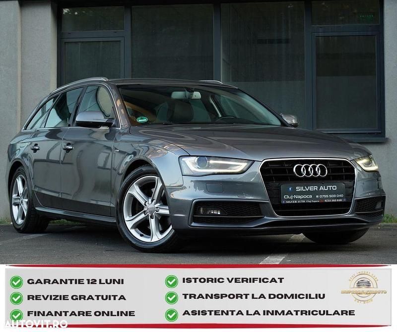Gri Utilizat 2015 Audi A4 Sport Break | 13.450 EUR (Preț OK) - Imagine 1/4