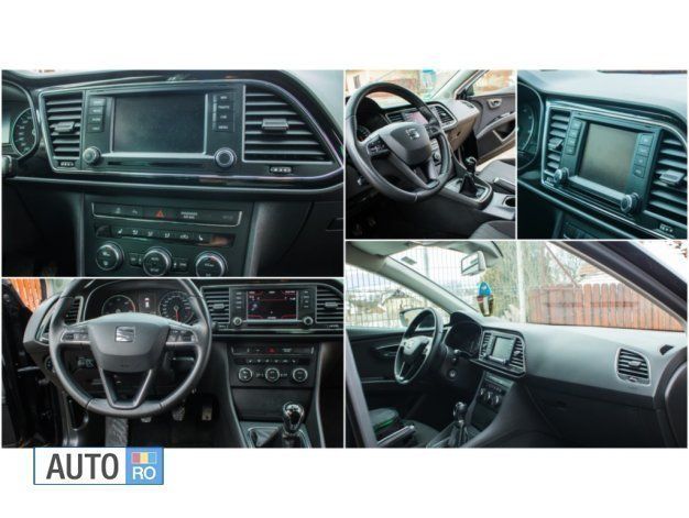 Negru Utilizat 2014 Seat Leon Break | 10.000 EUR (Preț OK) - Imagine 1/4