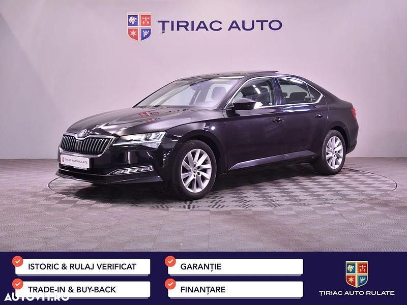 Culoarenegru Utilizat 2020 Skoda Superb Berlinǎ | 22.531 EUR (Scump) - Imagine 1/4