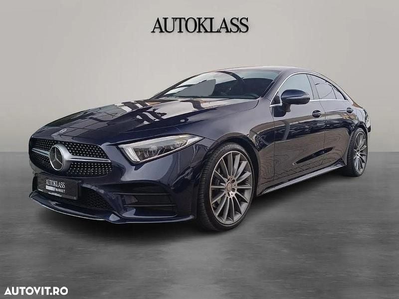 Culoarealbastru Utilizat 2020 Mercedes CLS220 AMG line Coupe | 47.000 EUR - Imagine 1/4