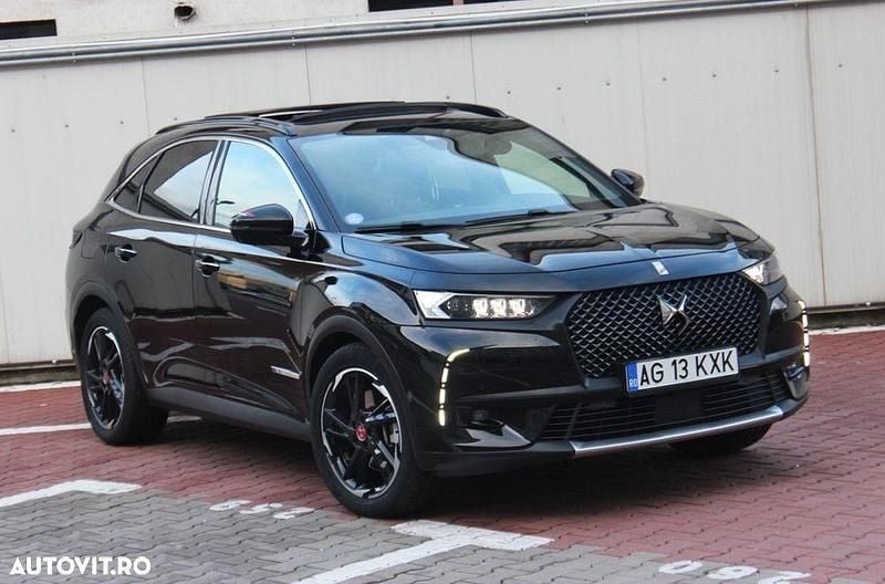 Negru Second-hand 2020 DS Automobiles DS7 Crossback Performance Line Plus SUV | 24.750 EUR - Imagine 1/4