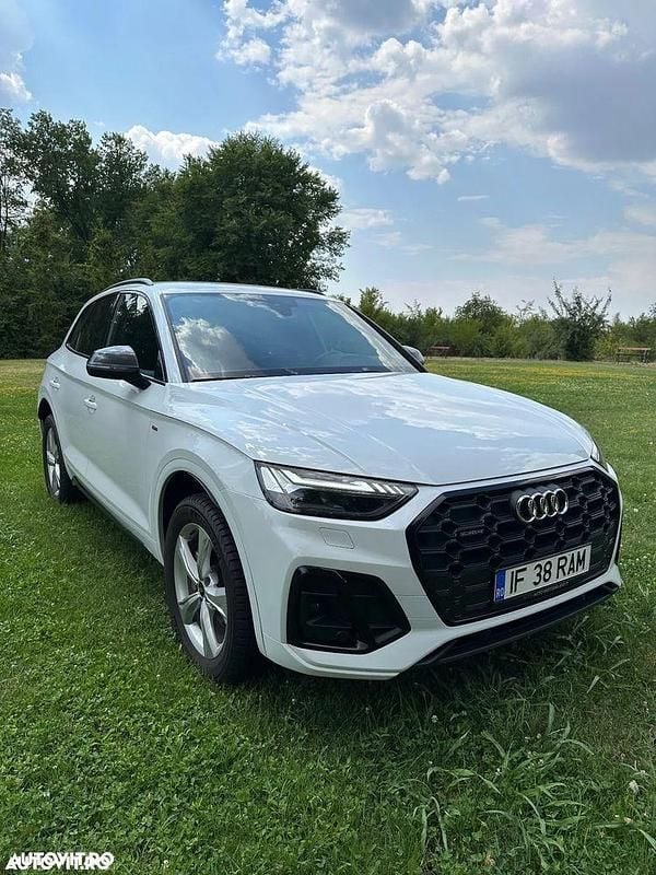Alb Utilizat 2021 Audi Q5 S-Line SUV | 40.300 EUR (Puțin scump) - Imagine 1/4