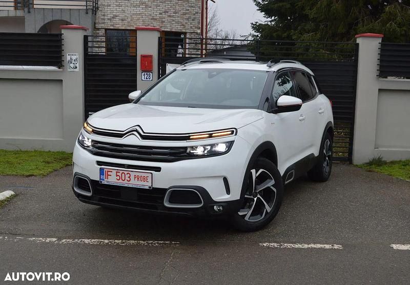 Culoarealb Utilizat 2019 Citroën C5 Aircross PureTech SUV | 16.950 EUR (Preț bun) - Imagine 1/4