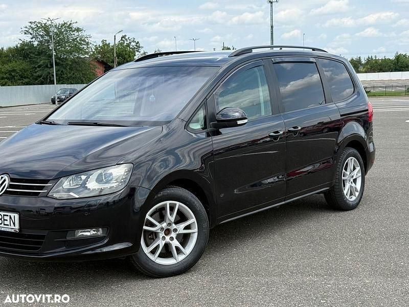 Negru Utilizat 2013 VW Sharan Comfortline Monovolum | 9.450 EUR (Preț OK) - Imagine 1/4