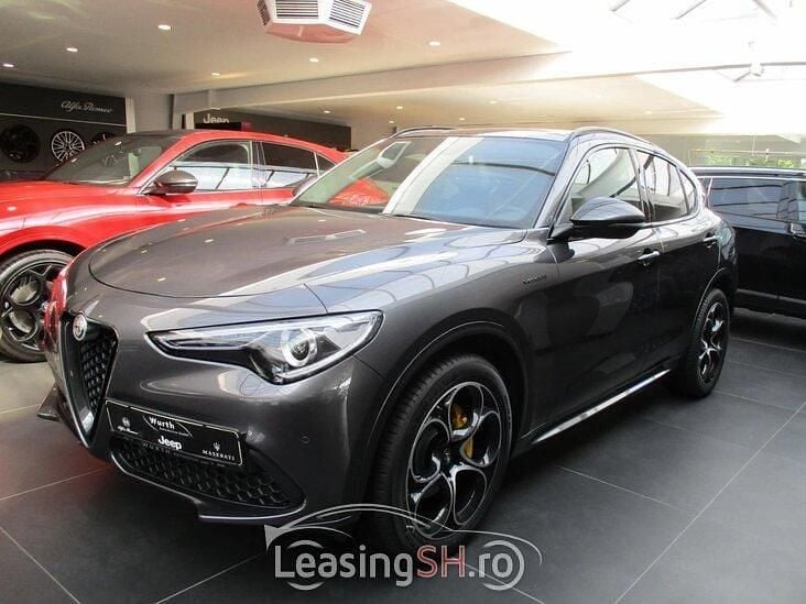 Gri Utilizat 2021 Alfa Romeo Stelvio Veloce SUV | 46.419 EUR - Imagine 1/4