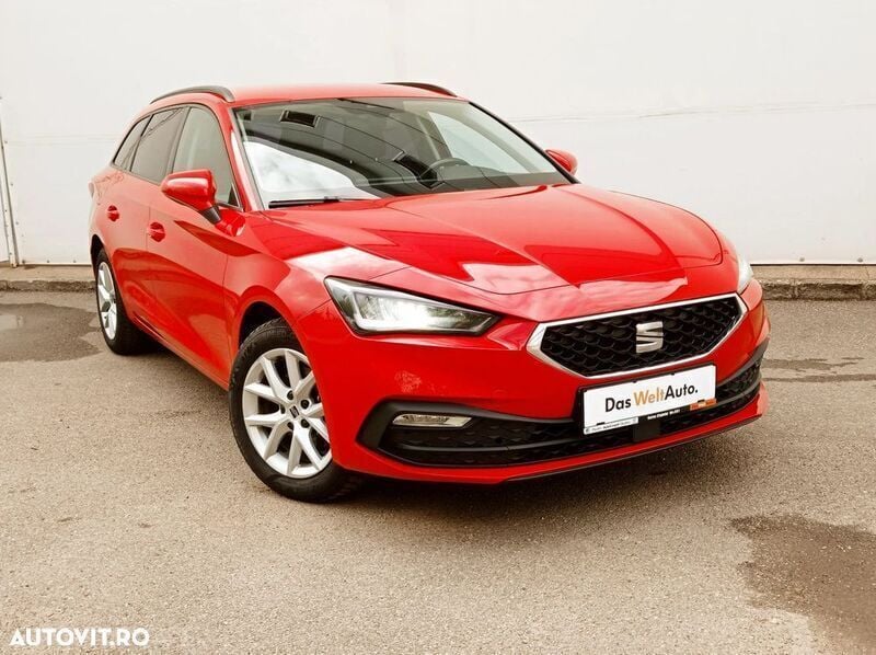 Rosu Utilizat 2021 Seat Leon Break | 13.900 EUR (Preț OK) - Imagine 1/4