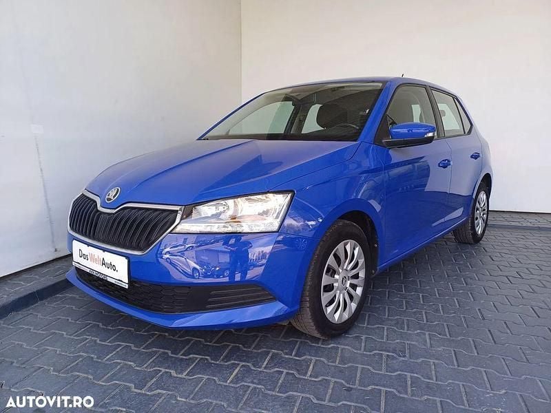 Albastru mediu normal Utilizat 2019 Skoda Fabia Ambition Hatchback | 9.800 EUR (Preț OK) - Imagine 1/4