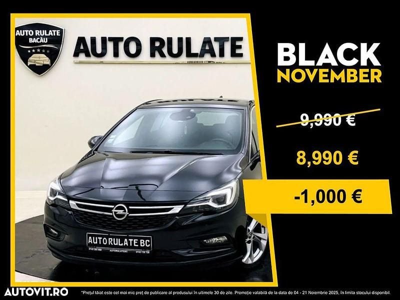 Culoarenegru Utilizat 2016 Opel Astra Hatchback | 8.990 EUR (Preț OK) - Imagine 1/4