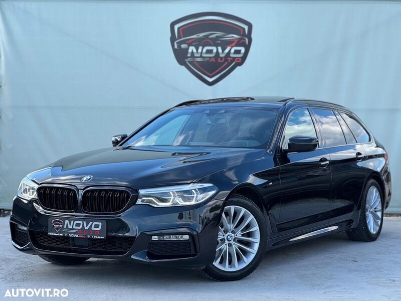 Negru Utilizat 2018 BMW 520 M Sport Break | 20.490 EUR (Preț OK) - Imagine 1/4