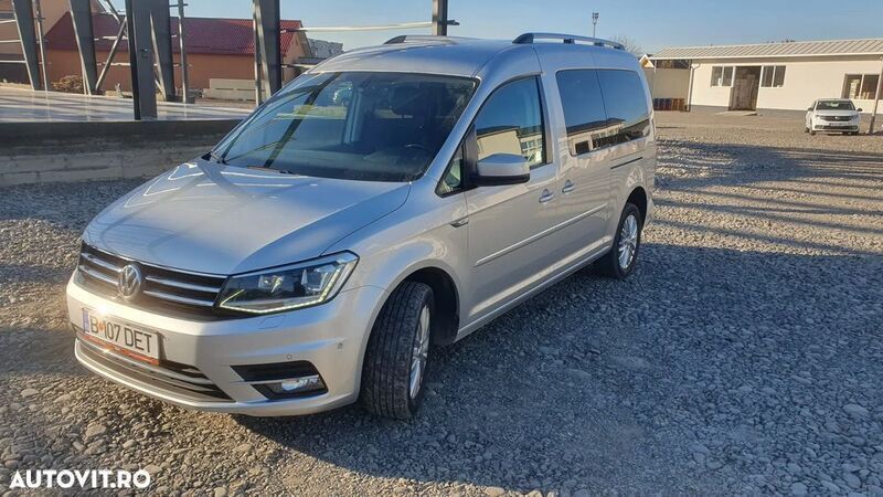 Argint Utilizat 2019 VW Caddy Maxi Monovolum | 19.800 EUR - Imagine 1/4