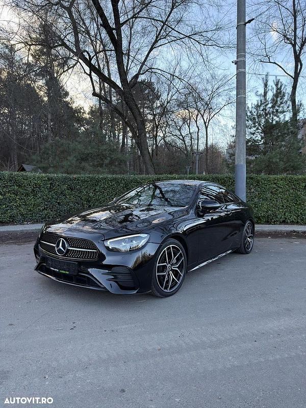 Second-hand Mercedes E200 197 CP (144 kW) 2021 Culoarenegru Coupe