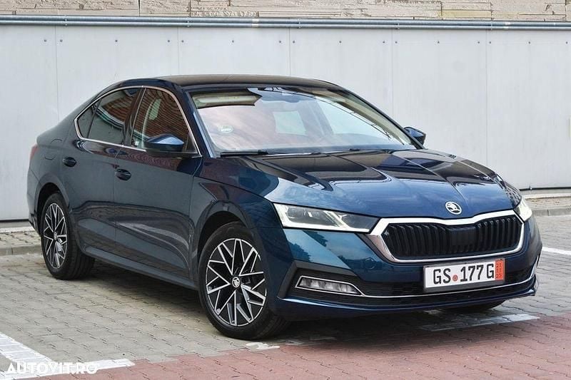Culoarealbastru Utilizat 2022 Skoda Octavia Style Berlinǎ | 17.950 EUR (Preț OK) - Imagine 1/4