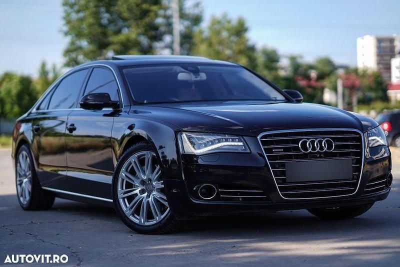 Negru Utilizat 2011 Audi A8L Berlinǎ | 20.000 EUR (Preț bun) - Imagine 1/4