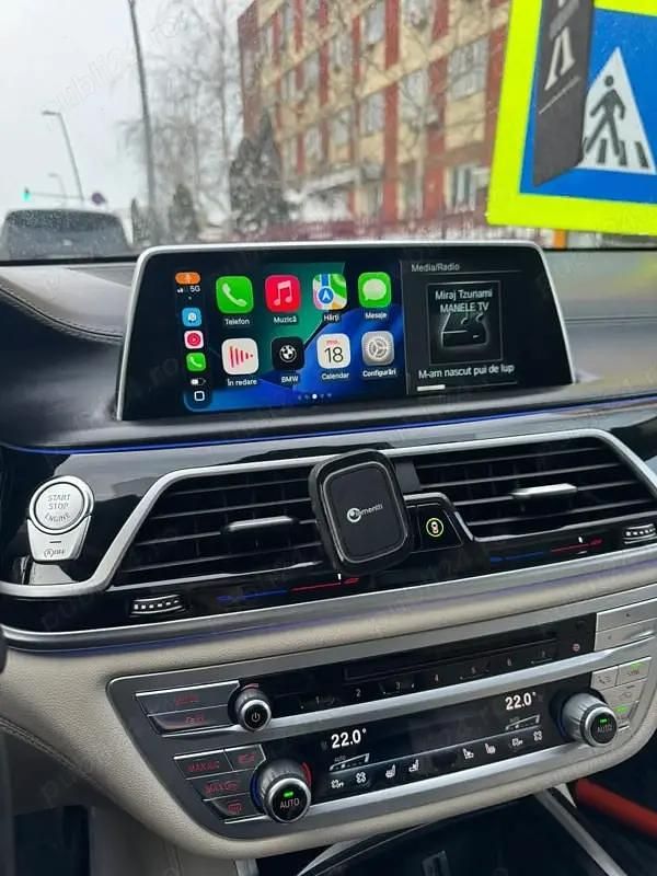 Second-hand BMW 740L 320 CP (235 kW) 2018 Negru Berlinǎ