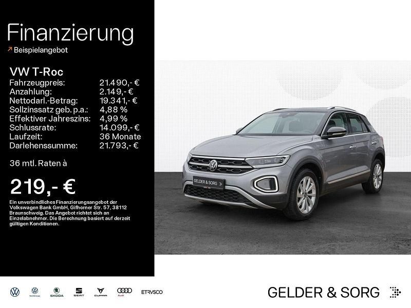 Utilizat 2022 VW T-Roc Style SUV | 23.567 EUR (Scump) - Imagine 1/1
