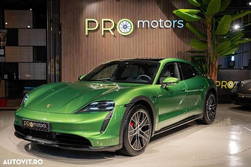 Culoareverde Utilizat 2021 Porsche Taycan Break | 62.500 EUR - Imagine 1/4