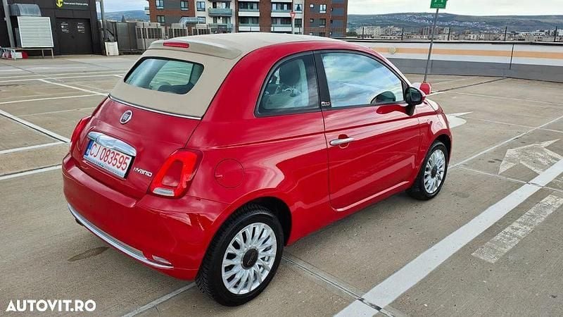 Culoarerosu Utilizat 2020 Fiat 500 Star Cabrio | 10.700 EUR (Preț OK) - Imagine 1/4