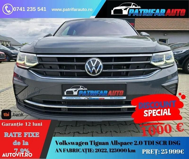 Culoaregri Utilizat 2022 VW Tiguan SUV | 25.999 EUR (Preț OK) - Imagine 1/4