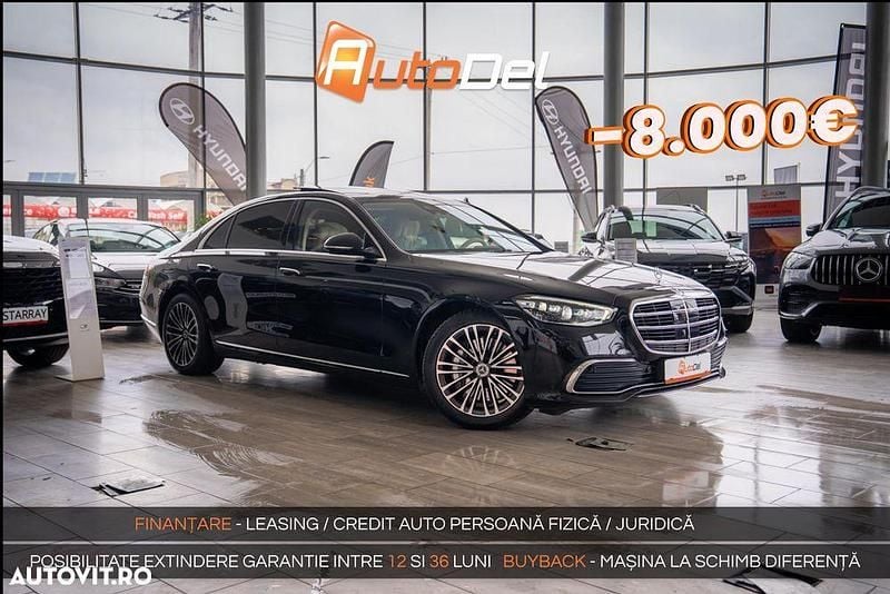 Second-hand Mercedes S580 510 CP (375 kW) 2021 Culoarenegru Berlinǎ