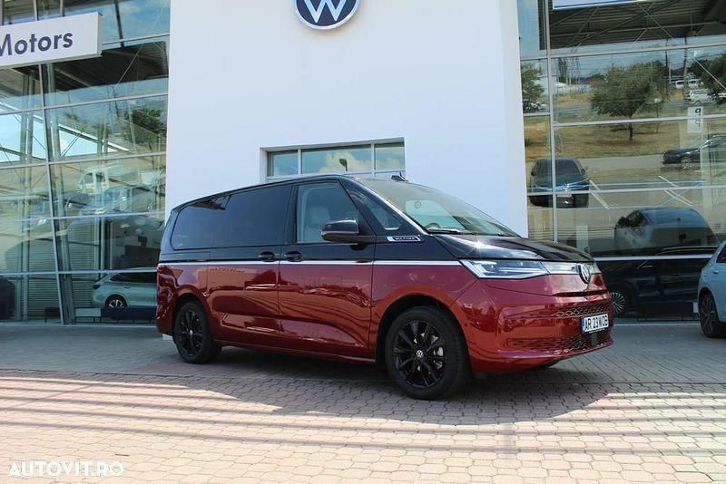 Rosu Utilizat 2025 VW Multivan Style Monovolum | 57.120 EUR - Imagine 1/4