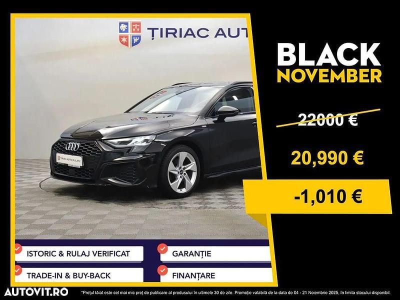 Negru Utilizat 2021 Audi A3 S-Line Berlinǎ | 20.990 EUR (Preț OK) - Imagine 1/4