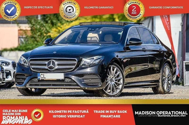 Second-hand Mercedes E400 AMG line 333 CP (244 kW) 2017 Culoarenegru Berlinǎ