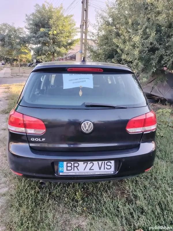 Negru Utilizat 2011 VW Golf VI Hatchback | 3.500 EUR (Preț bun) - Imagine 1/4