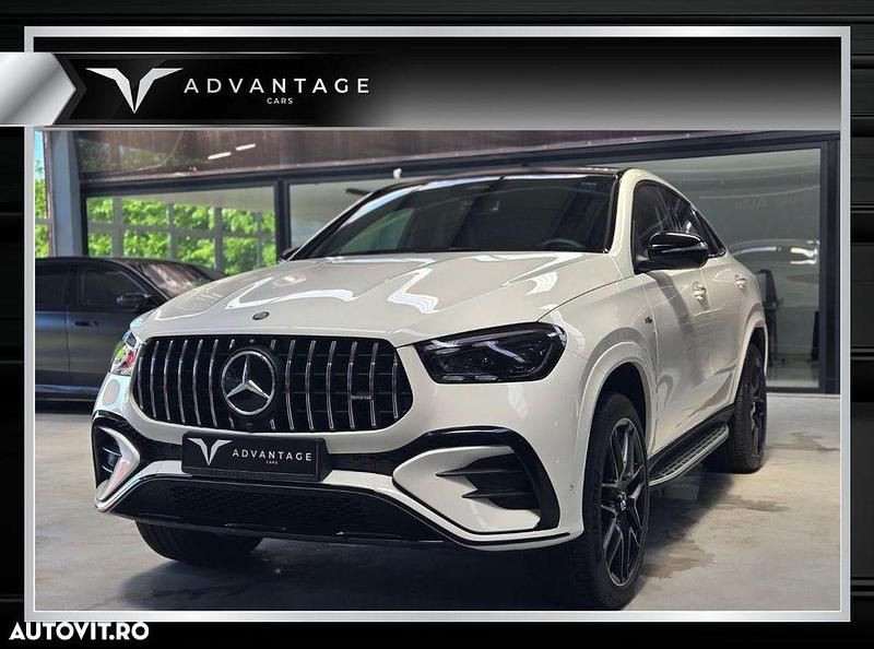 Culoarealb Nouă 2025 Mercedes GLE53 AMG AMG Line Premium Coupe | 129.365 EUR (Preț OK) - Imagine 1/4