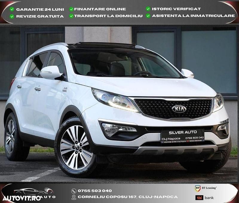 Second-hand Kia Sportage Style 185 CP (136 kW) 2014 Culoarealb SUV