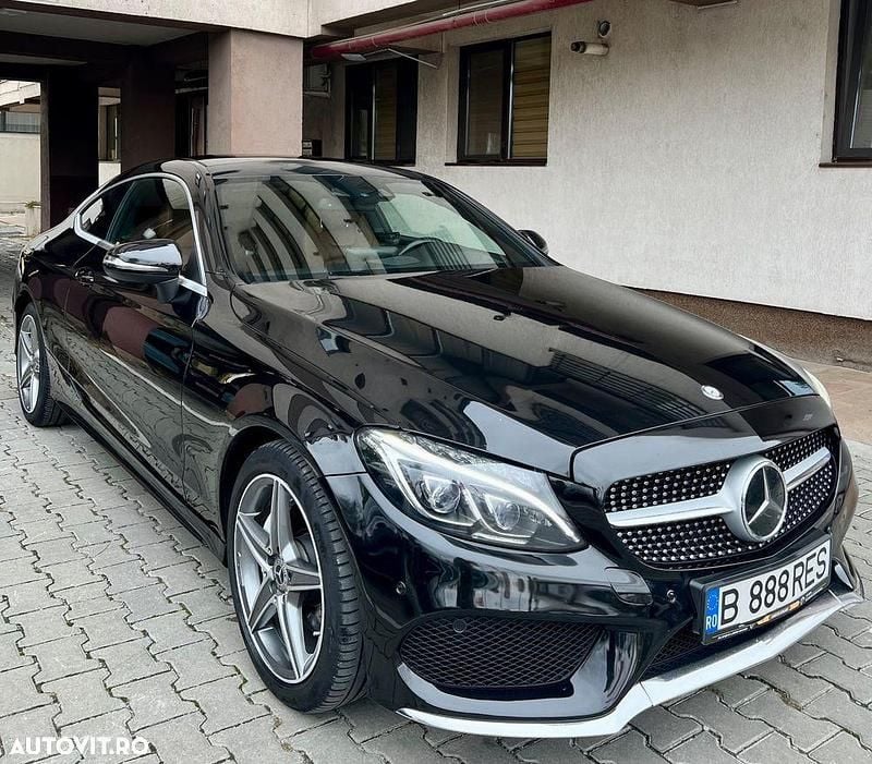 Culoarenegru Utilizat 2016 Mercedes C200 Cabrio | 23.950 EUR (Preț OK) - Imagine 1/4