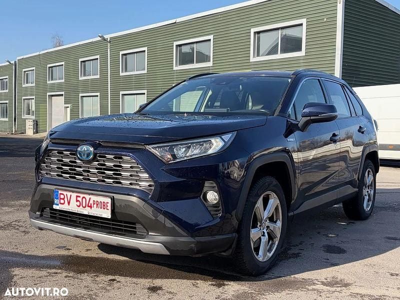 Culoarealbastru Second-hand 2021 Toyota RAV4 Hybrid SUV | 26.200 EUR (Super Preț) - Imagine 1/4