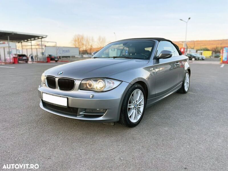 Gri Utilizat 2009 BMW 118 Cabriolet Sport Line Cabrio | 5.690 EUR - Imagine 1/4