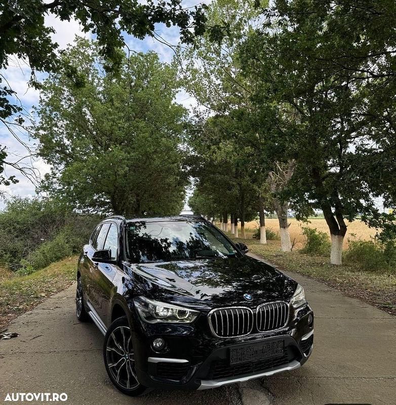 Negru Utilizat 2016 BMW X1 SUV | 14.350 EUR (Preț OK) - Imagine 1/4