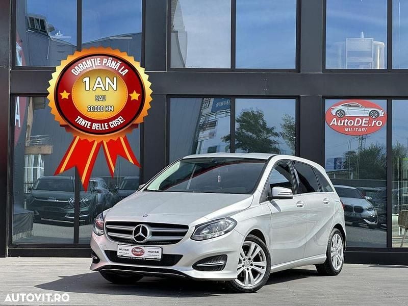Second-hand Mercedes B180 109 CP (80 kW) 2016 Culoareargint Monovolum