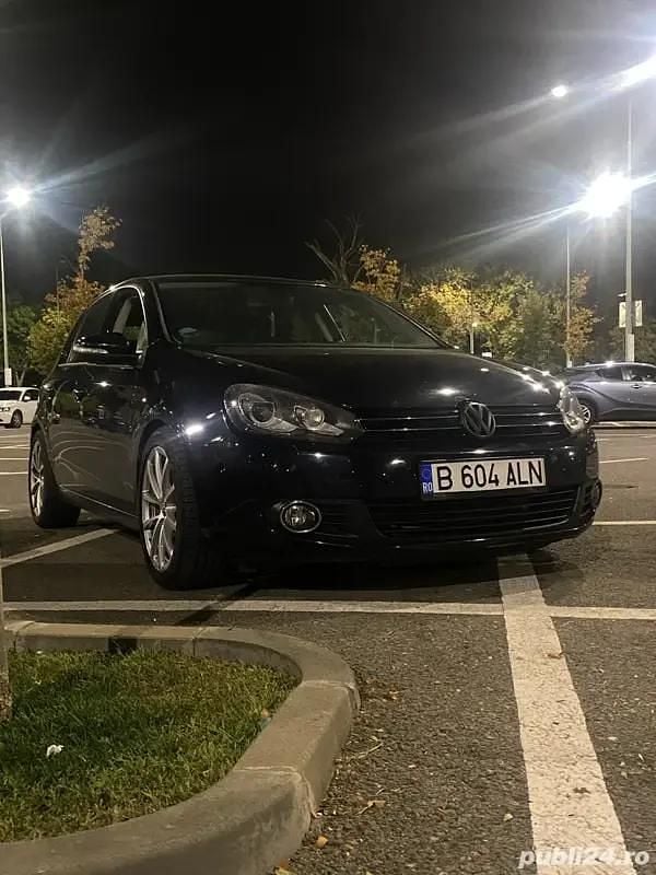 Second-hand VW Golf VI 122 CP (89 kW) 2011 Negru Hatchback