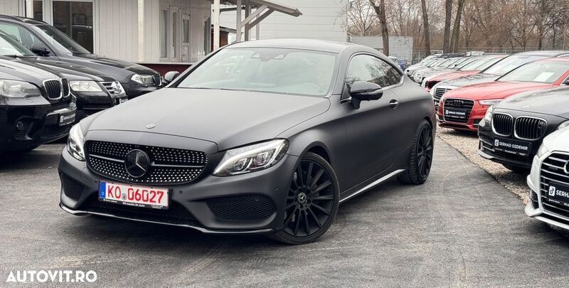 Negru Utilizat 2017 Mercedes C250 AMG line Cabrio | 22.990 EUR - Imagine 1/4