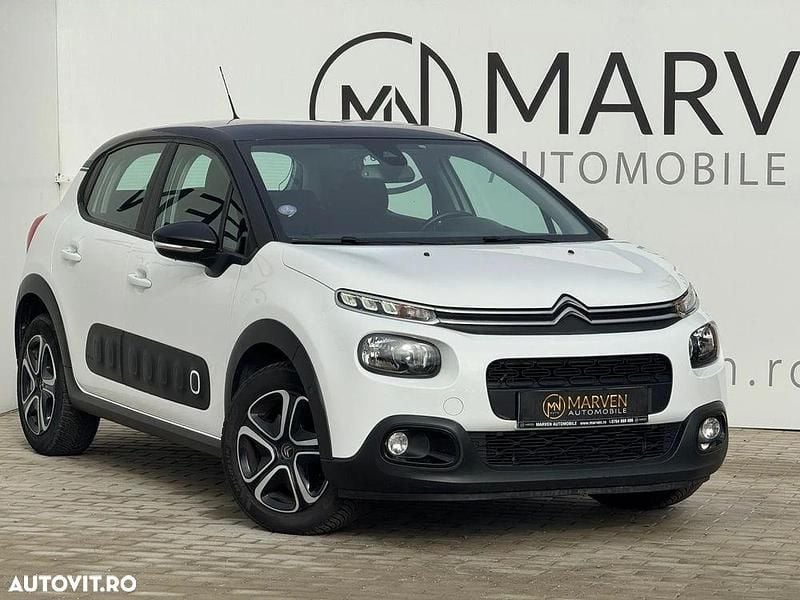 Culoarealb Utilizat 2020 Citroën C3 PureTech Hatchback | 9.980 EUR (Preț bun) - Imagine 1/4
