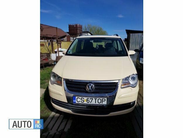 Galben Utilizat 2007 VW Touran Monovolum | 4.450 EUR - Imagine 1/4