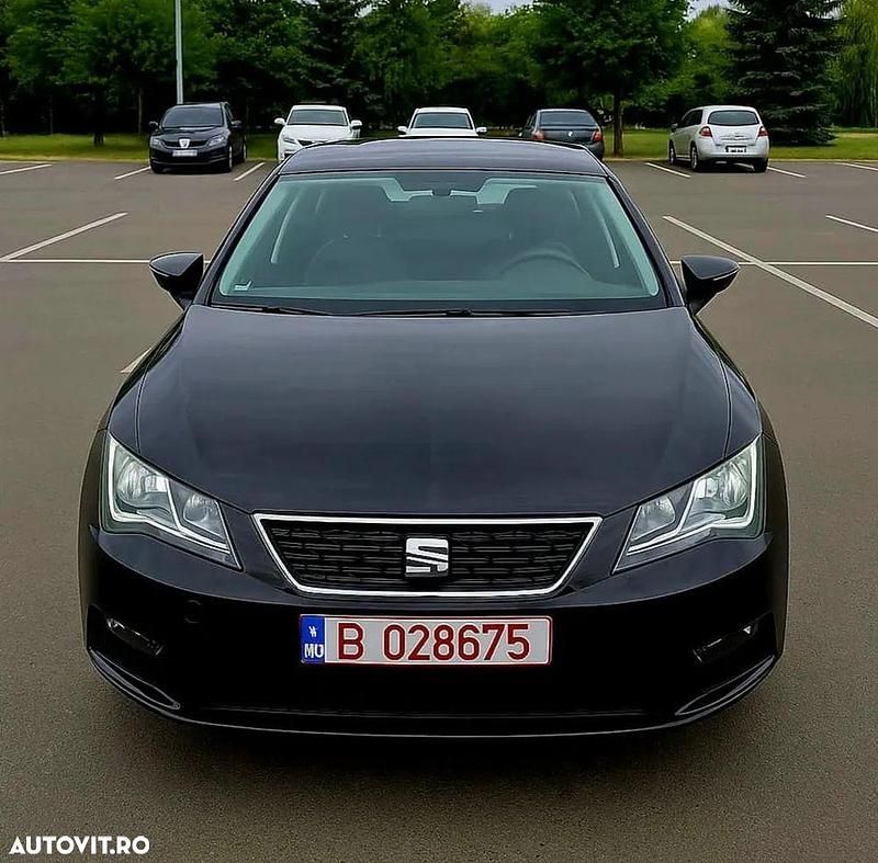 Negru Utilizat 2018 Seat Leon Ecomotive Break | 9.450 EUR (Preț bun) - Imagine 1/4