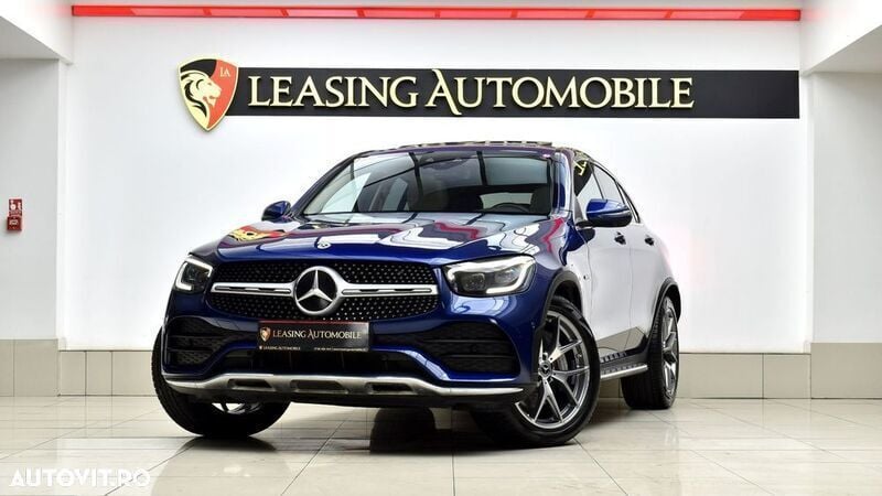 Albastru Utilizat 2021 Mercedes GLC300 AMG line Coupe | 47.588 EUR (Preț OK) - Imagine 1/4
