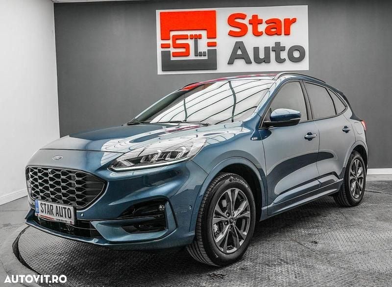 Culoarealbastru Utilizat 2021 Ford Kuga ST-Line SUV | 16.490 EUR (Preț bun) - Imagine 1/4